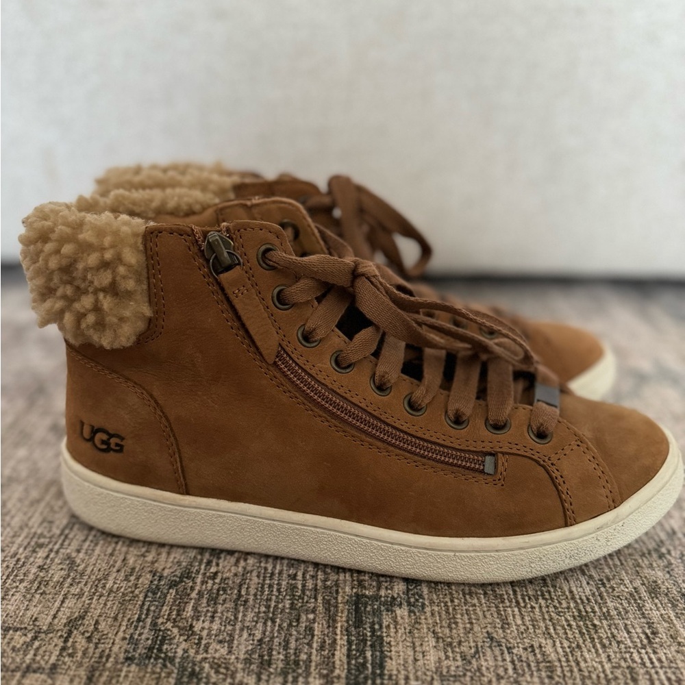 UGG Brown High-Top Sneakers